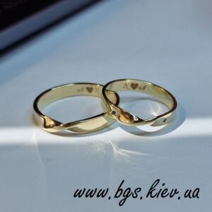 обручальные кольца лента мебиуса