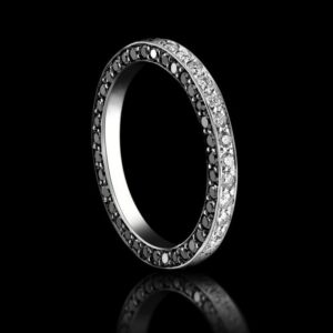 женское обручальное кольцо с бриллиантами