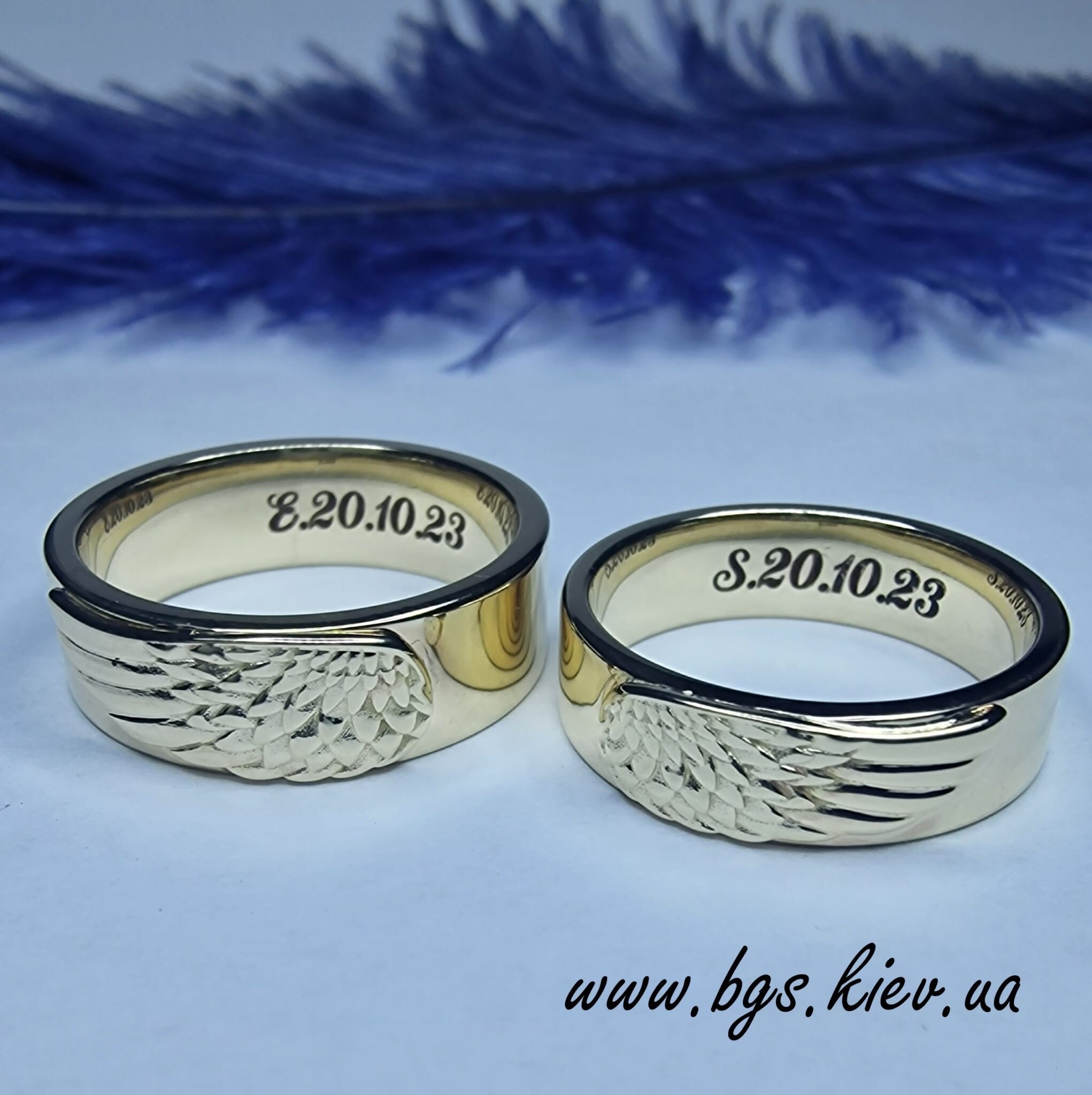 Обручальные кольца «Крилья Ангела»