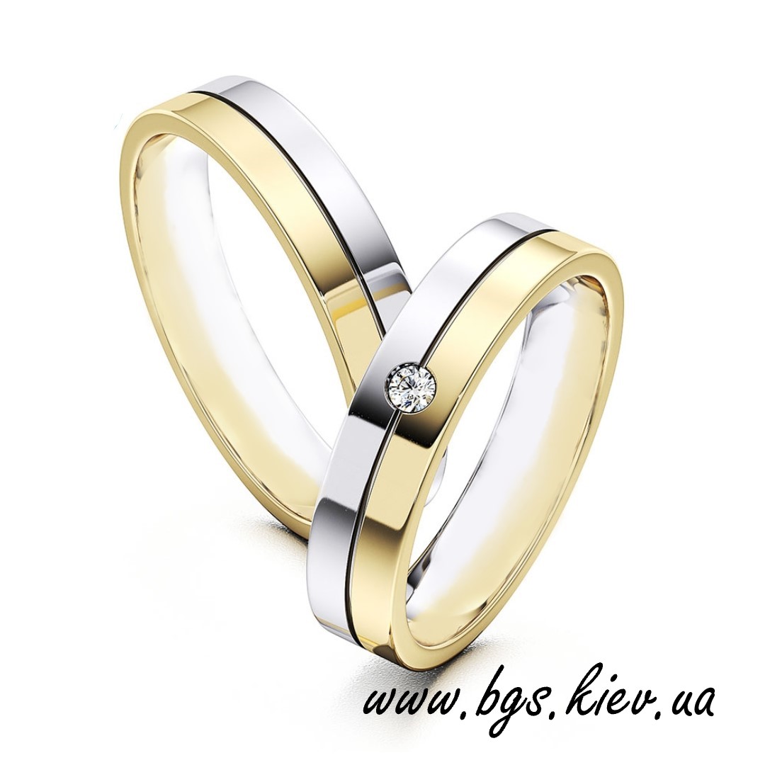 Весільні кільця три кольори золота