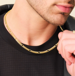 золотий чоловічий ланцюг