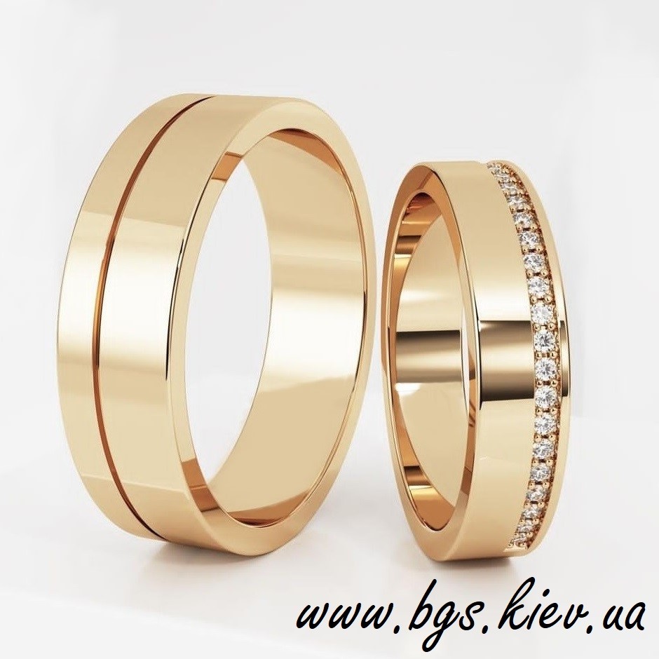 Простые обручальные кольца