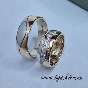 заказать золотые обручальные кольца з бриллиантами